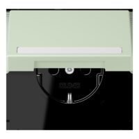 Jung LC1520BFNAKL218 SCHUKO-SteckdoseKI mit Klappdeckel mit S
