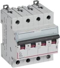 Legrand 409526 DX3 LS-Schalter D 2A 4-polig 10kA 400VAC 4TE