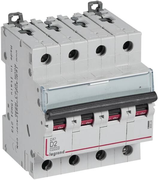 Legrand Legrand 409526 DX3 LS-Schalter D 2A 4-polig 10kA 400VAC 4TE