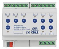 MDT Technologies Schaltaktor AKS Standard 8-fach, 6TE Reiheneinbaugerät, 16A, 230VAC AKS-0816.03