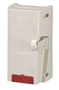 Legrand 038052 Feuerwehrschalter IP65 IK08 4-polig mit Signal LED 172x101x73mm