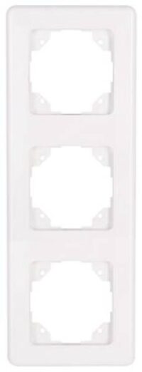 Kopp 303313063 Abdeckrahmen 3-fach EUR arktis