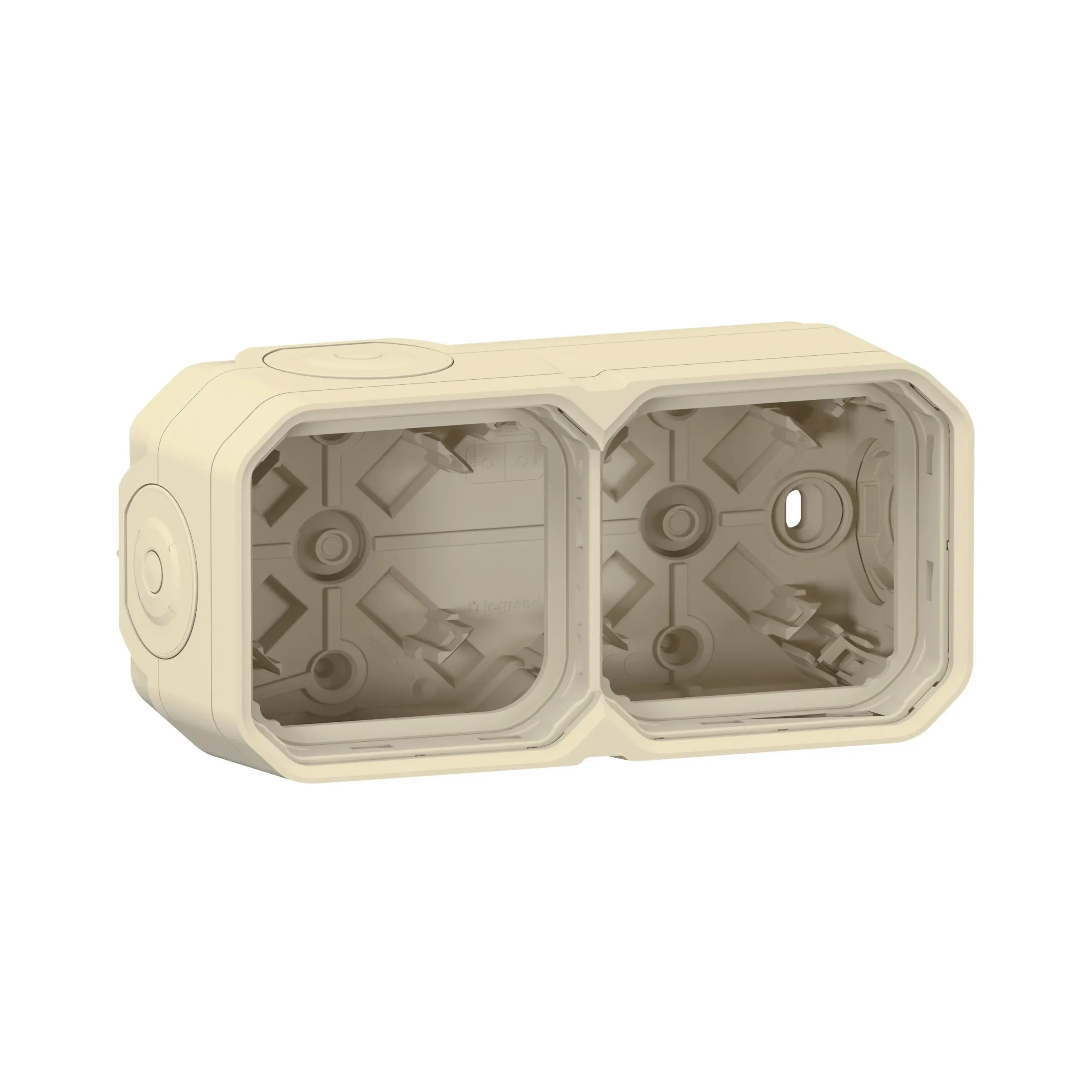 Legrand Legrand 069867L Plexo New 2-fach Gehäuse horizontal und vertikal in der Beige