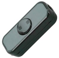 Kopp 193605088 Schnurzwischenschalter 2-polig Wippenausschalter 250V 10A schwarz