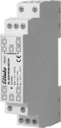 Eltako 3-Kanal DALI-LED-Dimmer 16A für Hutschiene DL-3CH-R16A-DC12+