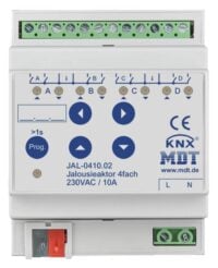 MDT Technologies Jalousieaktor JAL 4-fach Reiheneinbaugerät, 10A, 230VAC, JAL-0410.02