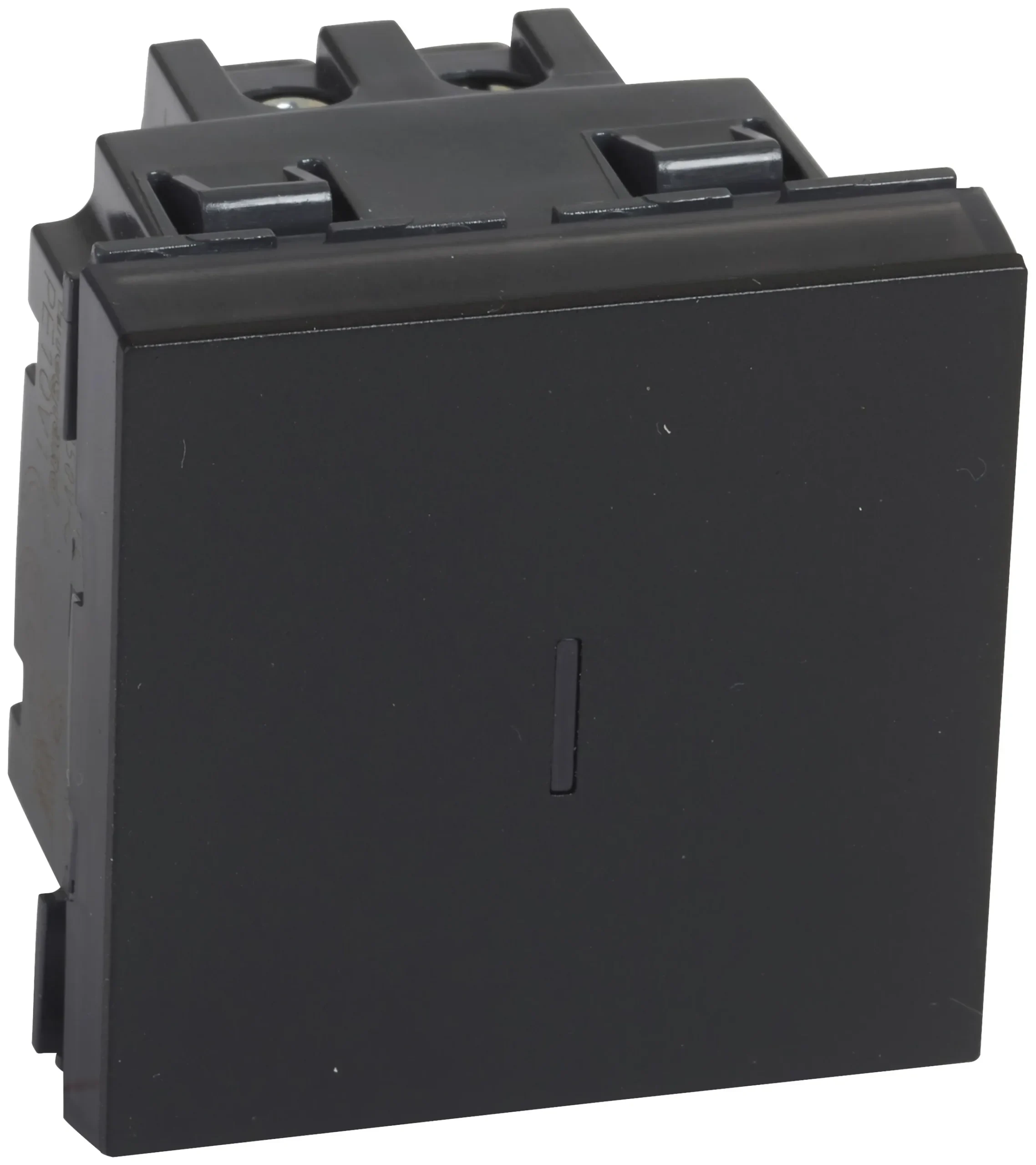Legrand Legrand 079321L Kreuzschalter 10A (SK) 2-modulig beleuchtbar Mosaic schwarz