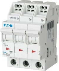 Eaton (Installation) Leitungsschutzschalter 3 A, 3-polig, Steckklemme C PLI-C3/3