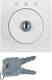 Berker Zentralstück m Schloss Jalousie S.1/B.3/7 polar weiß 1082190900