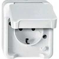 Merten SCHUKO-Steckdose polarweiß MEG2400-8019