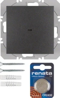 Berker KNX-Funk Wandsender 1-fach anthrazit matt 85655285