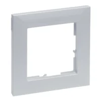 Legrand 765271 SEANO 1-fach Rahmen in der Farbausführung Aluminium lackiert
