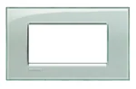 BTicino LNA4804KG LivingLight Abdeck- rahmen für Kompaktinstallation 4M Eisgrau