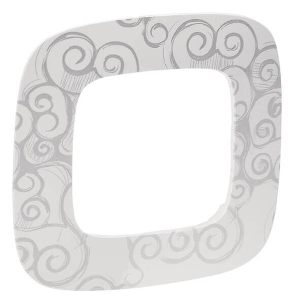 Legrand Legrand 754341 Rahmen 1-fach Valena Allure Chromestyle Thermoplast