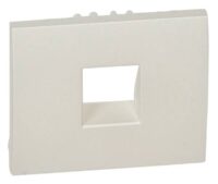 Legrand 771595 Abdeckung VDI 30° flach TAE Beschriftungsträger Galea perlmutt