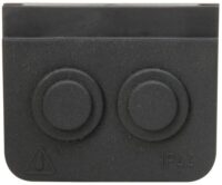 Kopp 321615004 BLUE ELECTRIC-2-fach Kabeleinführung Farbe:anthrazit