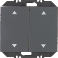 Berker Modul Wippe 2-fach Aufdr. K.1 anthrazit 24127206