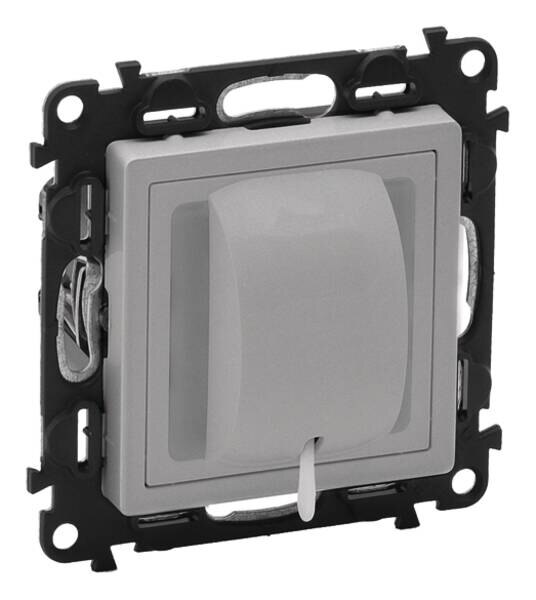 Legrand Legrand 752324 Wechselzugtaster (SL) 6A n beleuchtbar Valena Life Aluminium