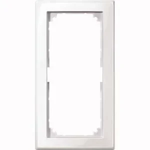 Merten Merten Rahmen 2 fach pws/gl ohne Mittelsteg 478819