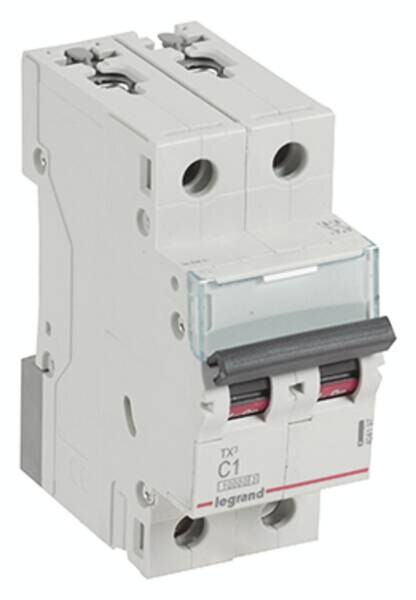 Legrand Legrand 404197 TX3 LS-Schalter C 1A 2-polig 10kA 400VAC 2TE