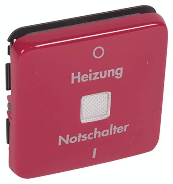 Legrand 776216 Wippe Kontroll 0/1 Heizung Notschalter Creo rot