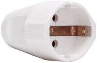 Kopp 182102051 Schuko-Schalenkupplung f.3x1,5qmm IP20 arktis-weiß