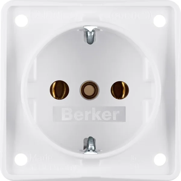 Berker Berker Schuko-Steckdosepws mit Schraubklemmen 941852502