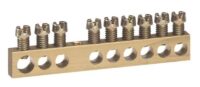 Legrand 004803 Klemmenleiste blank 1x6-25qmm 8x1,5-16qmm Länge:73mm