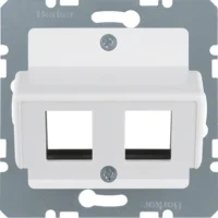 Berker Zentralplatte pws für Krone Modular-Jack 146409