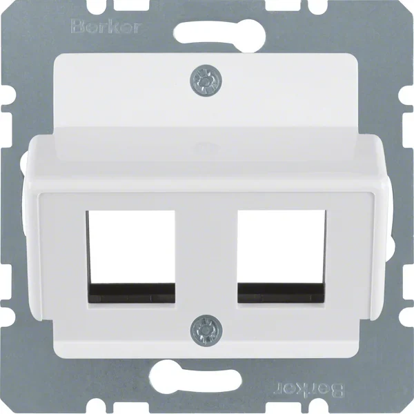 Berker Berker Zentralplatte pws für Krone Modular-Jack 146409