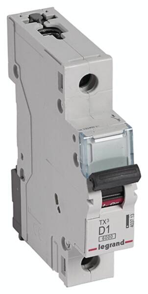 Legrand Legrand 403713 TX3 LS-Schalter D 1A 1-polig 6kA 230/400VAC 1TE