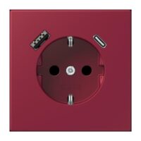 Jung LC1520-15CA255 SCHUKO-Steckdose mit USB Typ AC LC4320M