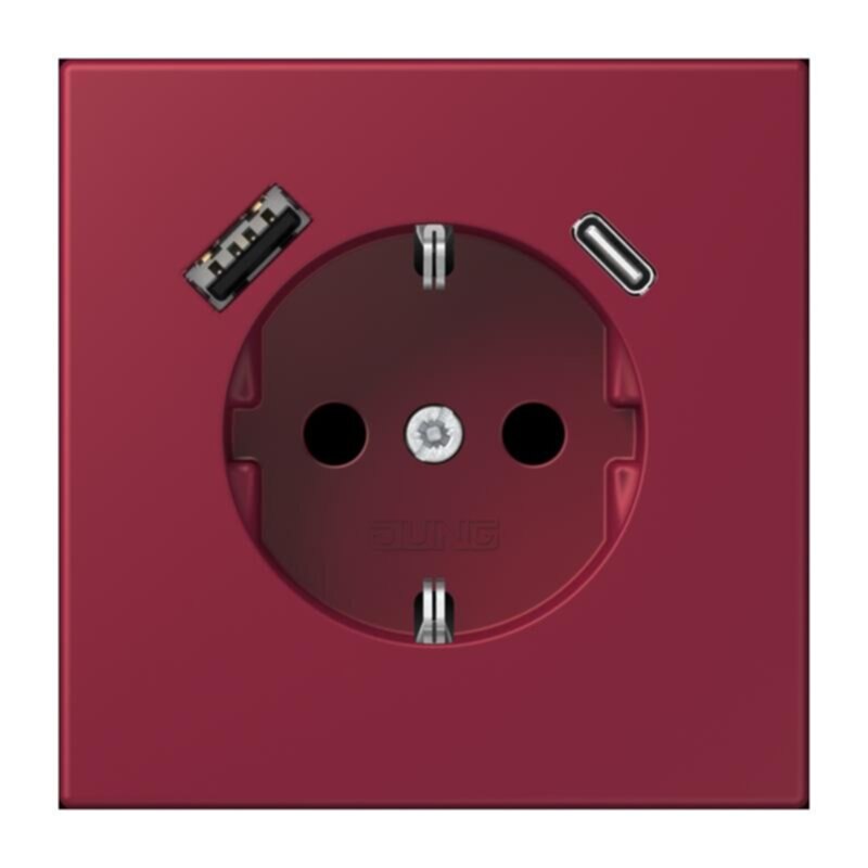 Jung Jung LC1520-15CA255 SCHUKO-Steckdose mit USB Typ AC LC4320M