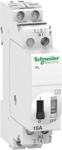 Schneider A9C30012 Fernschalter iTL 2polig 2S 16A 12VAC 50/60Hz 6VDC