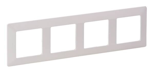 Legrand Legrand 754004 Rahmen 4-fach Valena Life ultraweiß Thermoplast