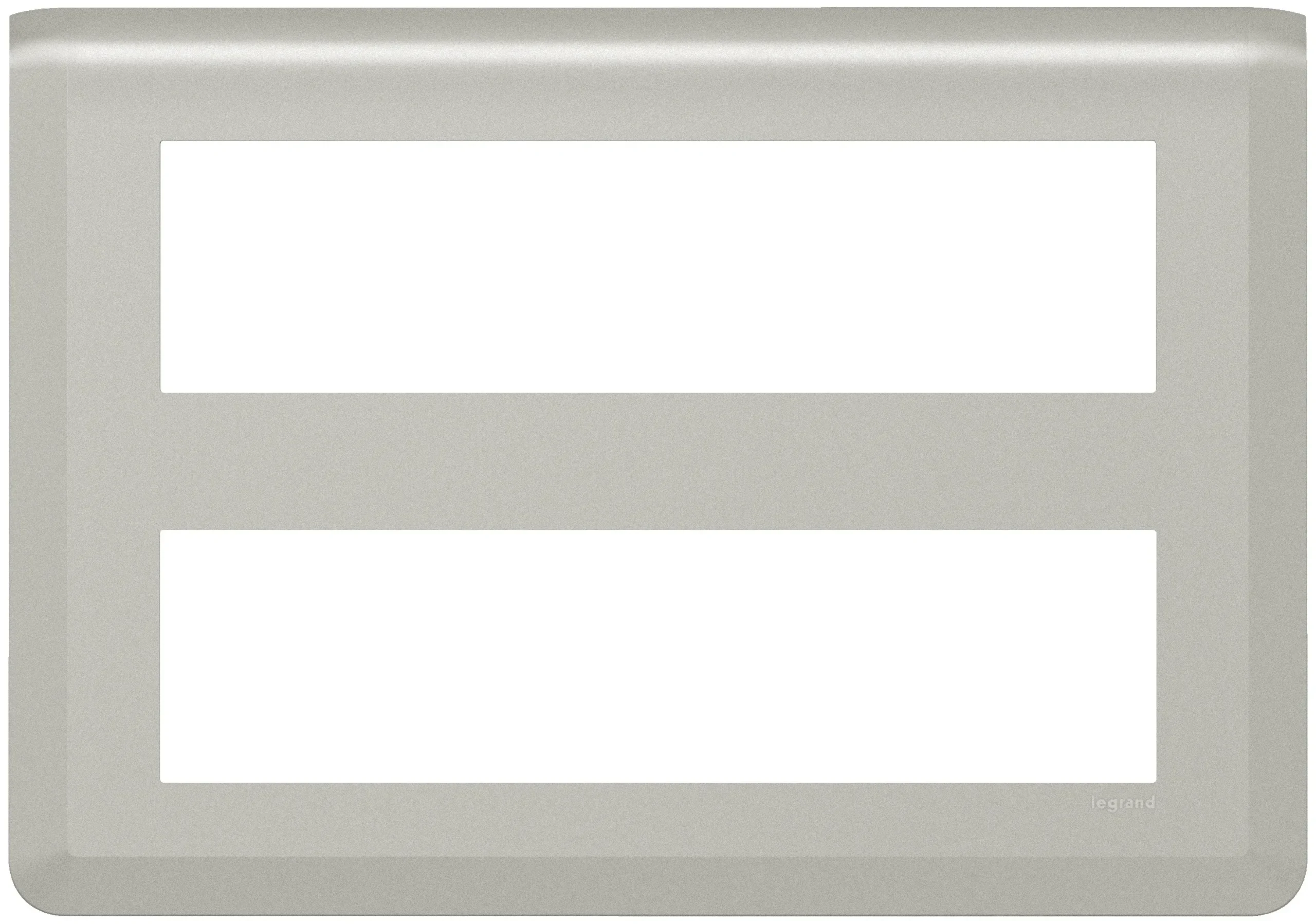 Legrand Legrand 079337L Rahmen 2x8-modulig horizontal Mosaic Aluminium