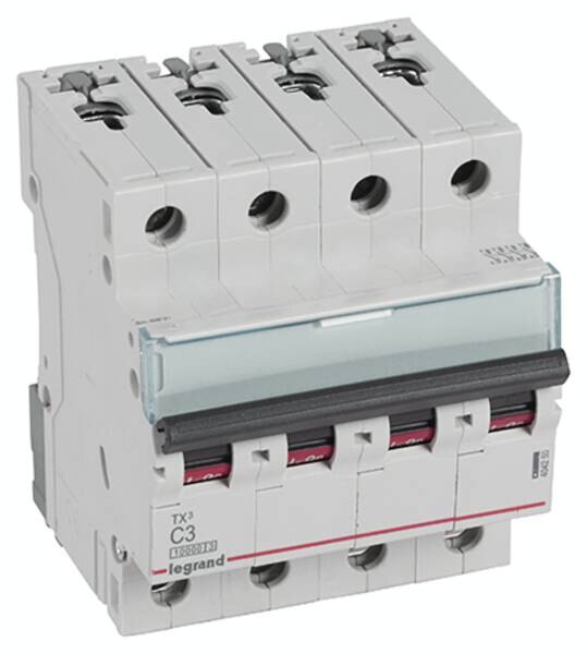 Legrand Legrand 404250 TX3 LS-Schalter C 3A 4-polig 10kA 400VAC 4TE