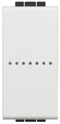 BTicino N4003C vernet. Wechselschalter für LivingLight with Netatmo Weiß