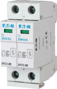 Eaton (Installation) Überspannungsableiter steckbar, 2-polig, 335VAC SPCT2-335/2