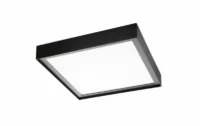 SG LEUCHTEN LED-Anbauleuchte 22W 3000K DISC 606076 2020lm schwarz Konverter DALI