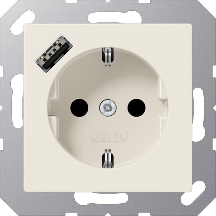 Jung Jung SCHUKO Steckdose mit USB Typ A A1520-18A