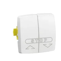Legrand 086110L OTEO Jalousietaster, Einsatz mit Wippe für EB in