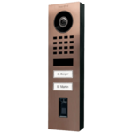 DoorBird D1102FV Fingerprint 50 Aufputz IP Video Türsprechanlage – Bronze-Optik (PVD)