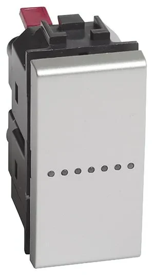 Legrand BTicino NT4053AN LivingLight Aus/Wechsel Schalter Axial 1M mit Wippe SL Tech