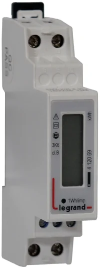 Legrand 412069 Energiezähler EMDX³ MID 45A 1-phasig Direkt Impulsausgang 1TE