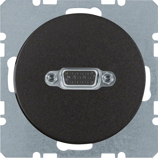 Berker Berker VGA Steckdose schwarz/glänzend 3315402045