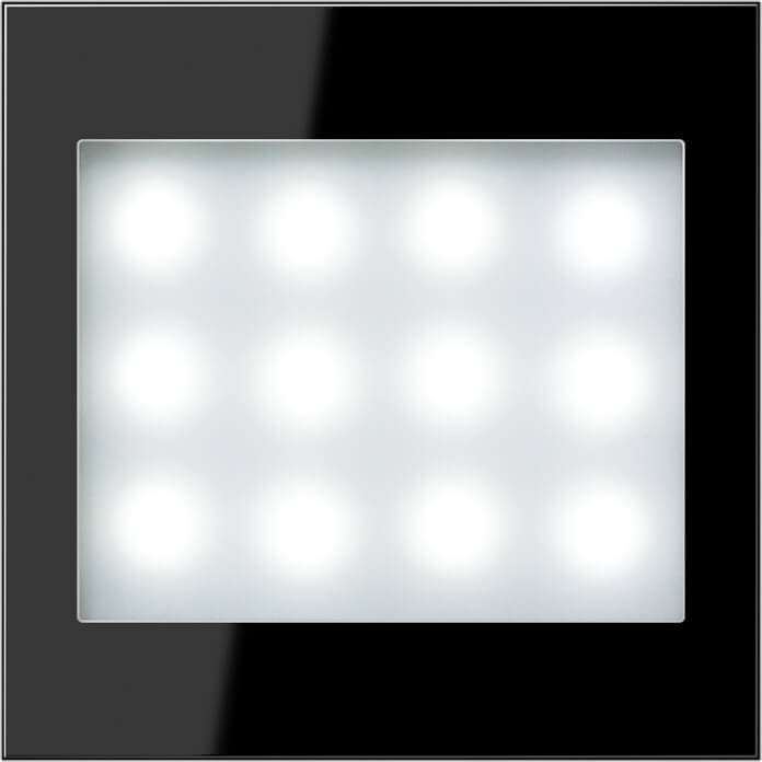 Jung Jung LED-Leselicht schwarz weiße LEDs LS 539 SW LED LW-12