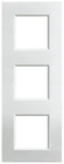 BTicino LNA4802M3AG LivingLight Abdeckrahmen 3-fach 2+2+2M Silber