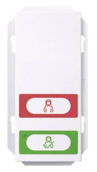 Merten Mert MEG 4852-0325 Zimmermodul mit Ruf-/ Abstelltaster aktivweiß glänzend Sys M