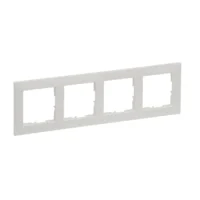 Legrand 765574 SEANO 4-fach Rahmen in der Farbausführung Perlmutt lackiert